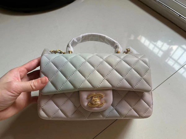 CL MINI FLAP BAG WITH TOP HANDLE