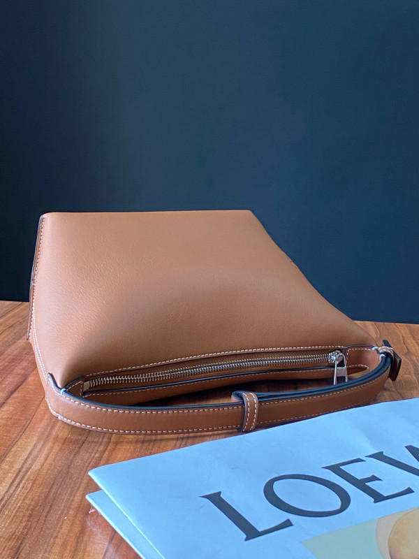 LOEWE small Cubi bag in Anagram jacquard and calfskin