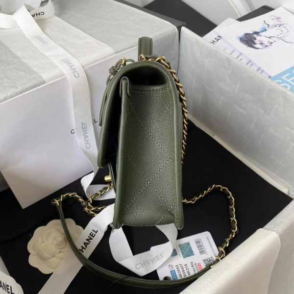 CL SMALL FLAP BAG WITH TOP HANDLE