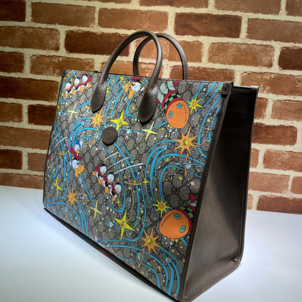 disney x G*u*i donald duck tote bag