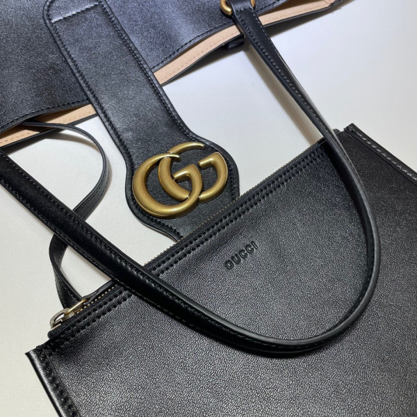 G*u*i medium tote with double g