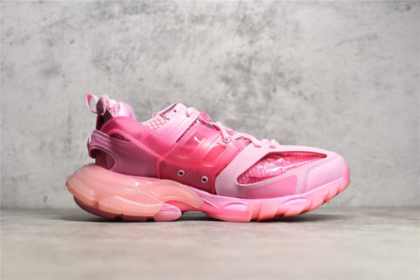 Ba*len*cia*ga track sneaker clear sole