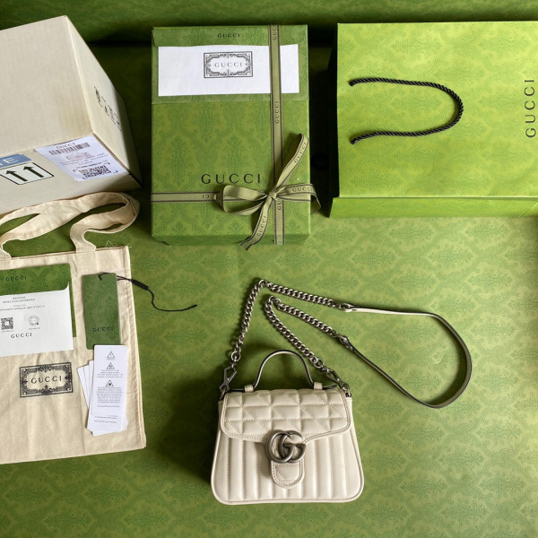 G*u*i gg marmont mini top handle bag