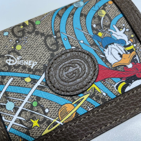 disney x G*u*i donald duck card case wallet