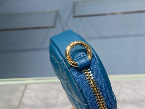 D*or detachable D*or caro round coin purse