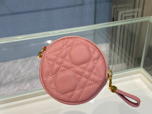 D*or detachable D*or caro round coin purse