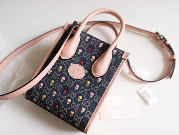 G*u*i mini tote bag with interlocking g