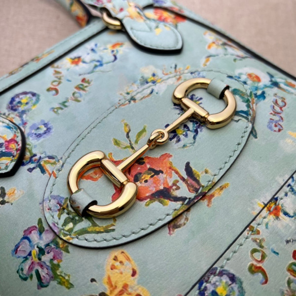 G*u*i horsebit 1955 mini top handle bag