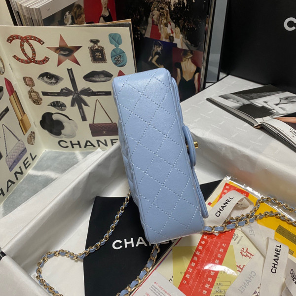 CL MINI FLAP BAG WITH TOP HANDLE