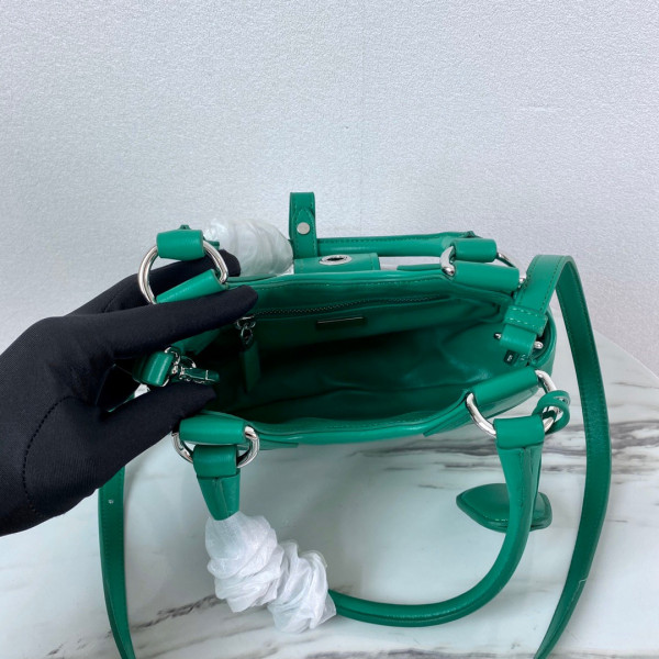 Pra*a moon padded nappa-leather bag