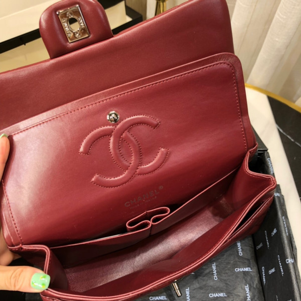 CL FLAP BAG LAMBSKIN