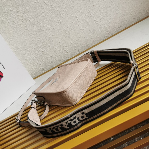 Pra*a leather mini shoulder bag