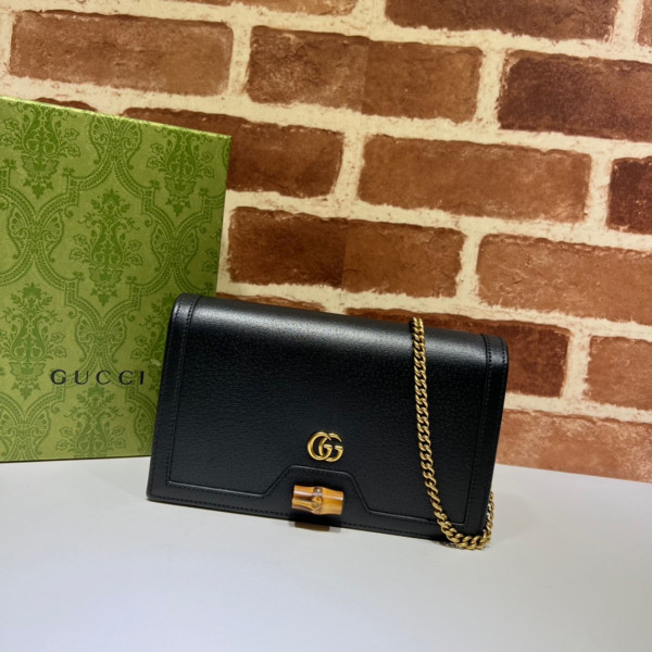 G*u*i diana mini bag with bamboo