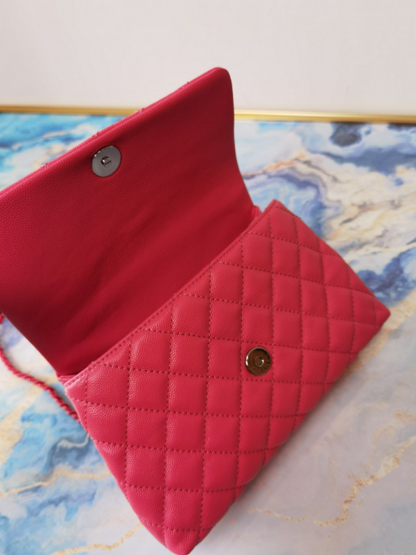 CL FLAP BAG WITH TOP HANDLE