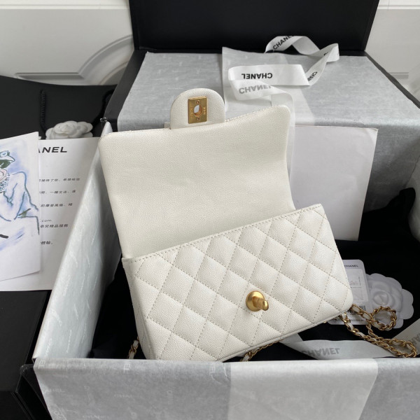 CL MINI FLAP BAG WITH TOP HANDLE