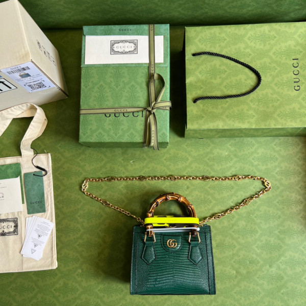 G*u*i diana lizard mini bag