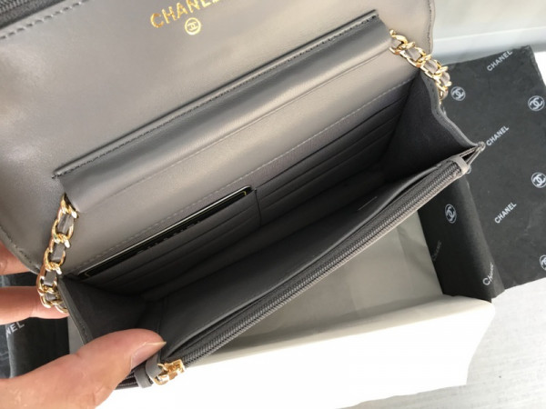 CL Flap Bag Lambskin With Gold / Silver Hardware