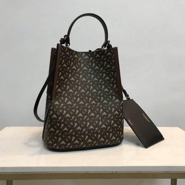 B**rry small monogram e-canvas peggy bucket bag