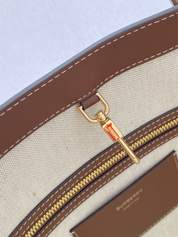 B**rry medium monogram motif leather tote