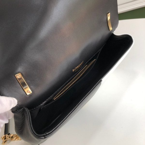 B**rry small quilted check two-tone lambskin lola bag