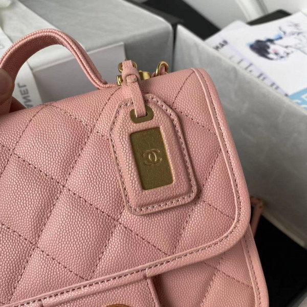 CL SMALL FLAP BAG WITH TOP HANDLE