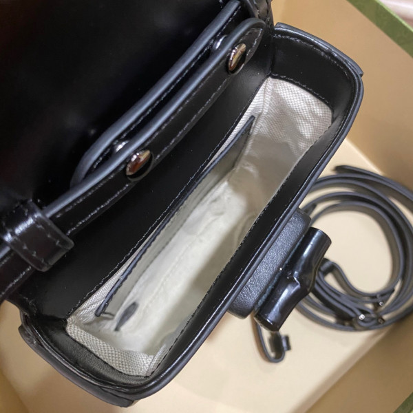 G*u*i bamboo mini handbag