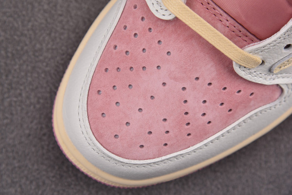 TRAVIS SCOTT X AIR JORDAN 1 LOW OG SHY PINK DM7866-600