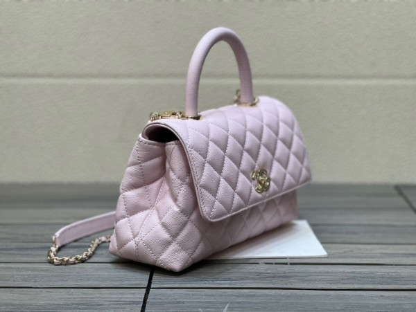 CL FLAP BAG WITH TOP HANDLE