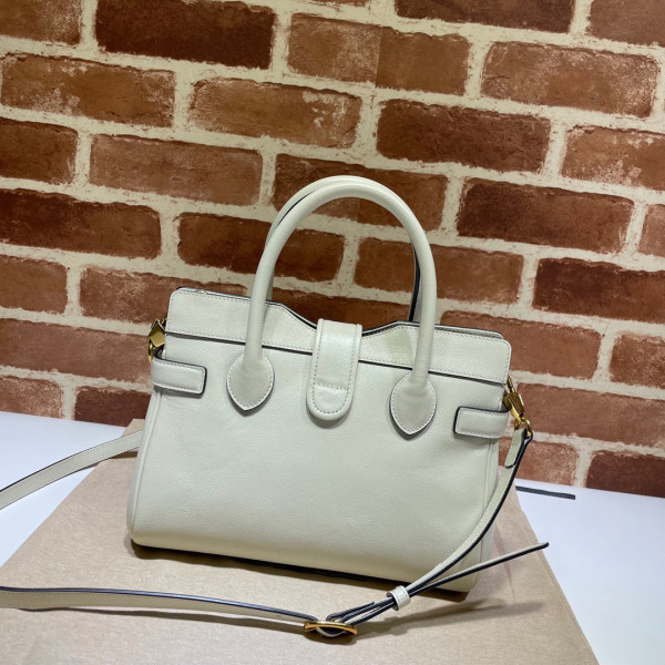 G*u*i small top handle bag with double g