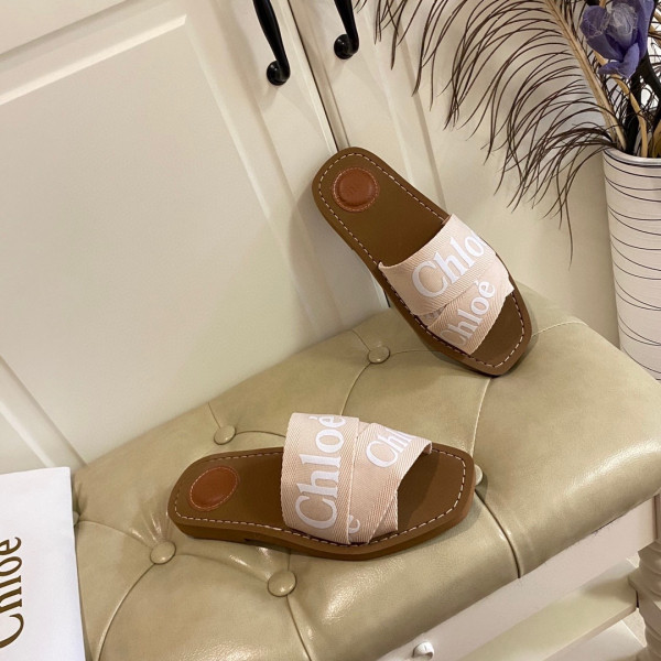 CHLOÉ woody flat mule