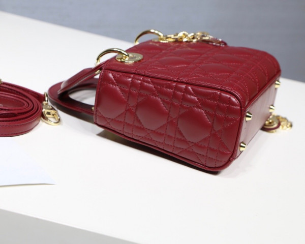 lady D*or mini with lambskin
