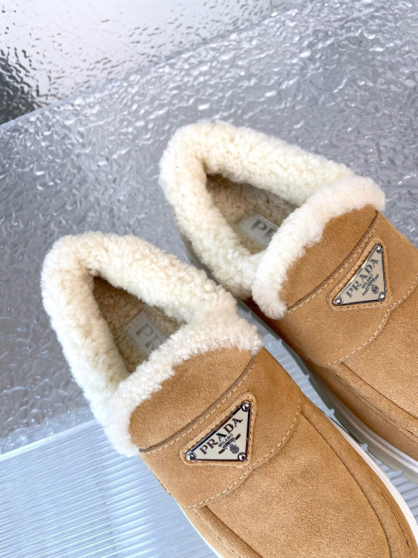 Pra*a suede loafer booties