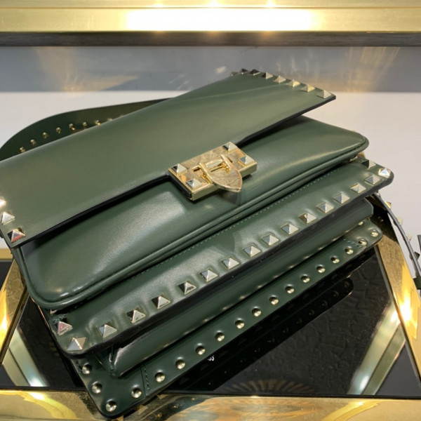 VALENTINO ROCKSTUD SMOOTH CALFSKIN CROSSBODY BAG