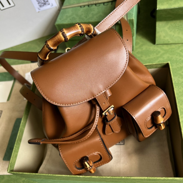 G*u*i bamboo small backpack