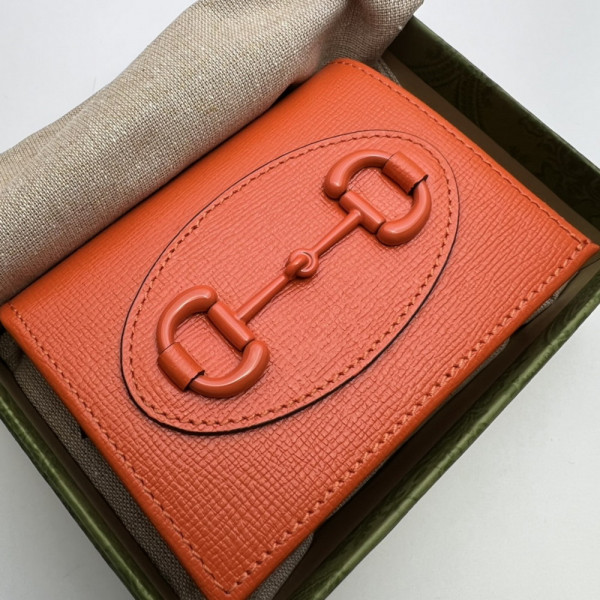G*u*i horsebit 1955 card case wallet