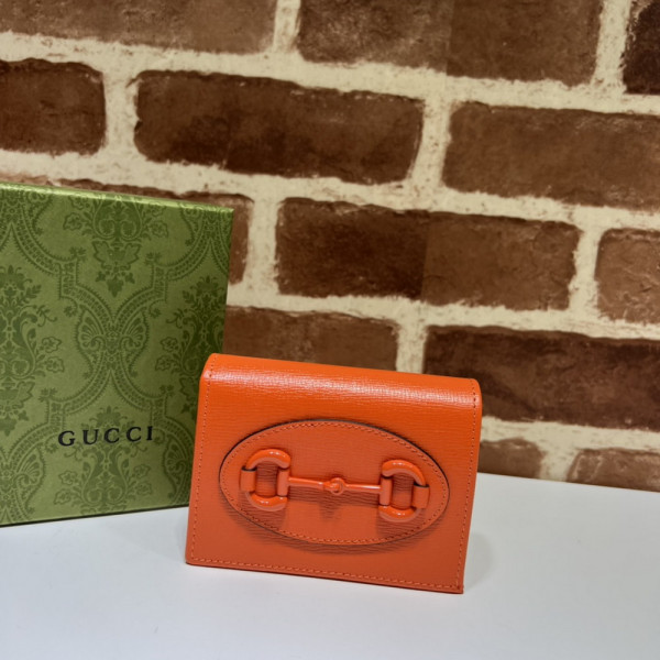 G*u*i horsebit 1955 card case wallet