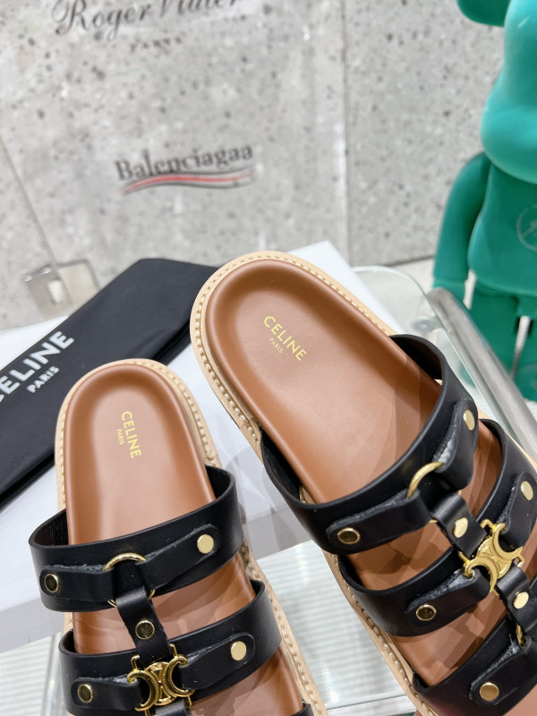 Ce**e slides tippi in calfskin