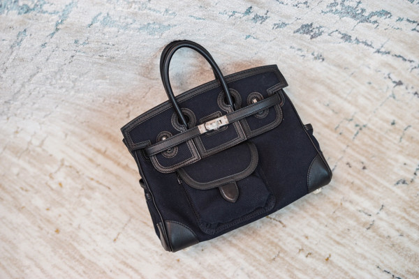 H**mes cargo birkin bag canvas and swift 25