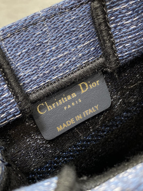 mini D*or book tote phone bag