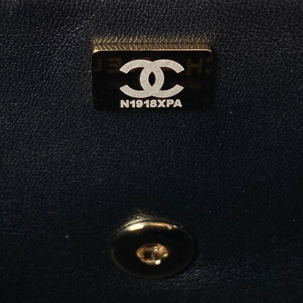 CL FLAP BAG WITH TOP HANDLE-21CM