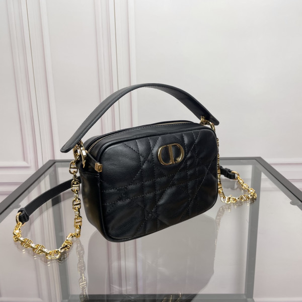 small D*or caro top handle camera bag-19*13*4.5cm