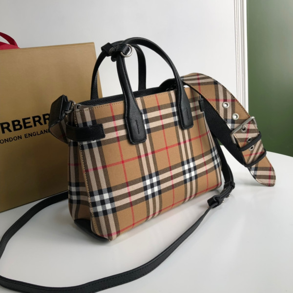 B**rry medium check bowling bag-30*15*21cm