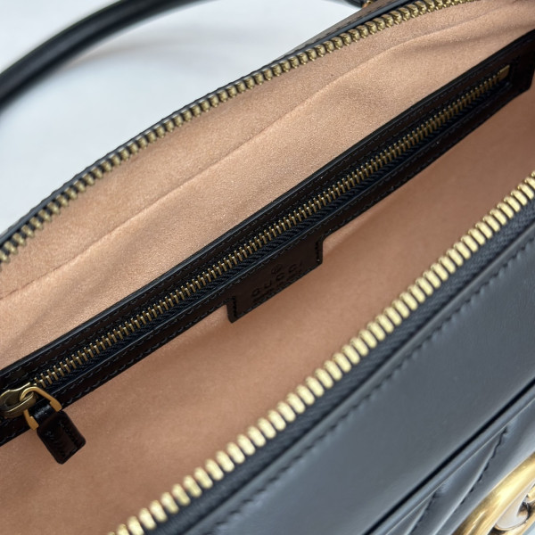 G*u*i marmont medium top handle bag