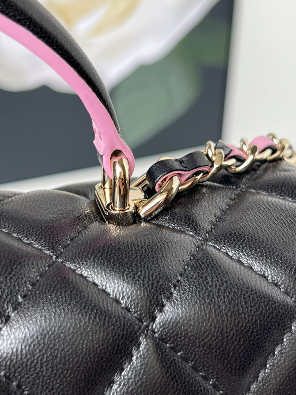 CL FLAP BAG WITH TOP HANDLE-20*12*6cm