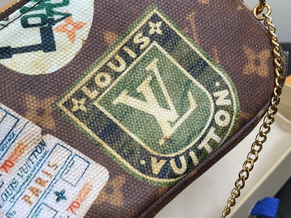 l**is V*t*n mini pochette-14.5*9.5*4.0cm