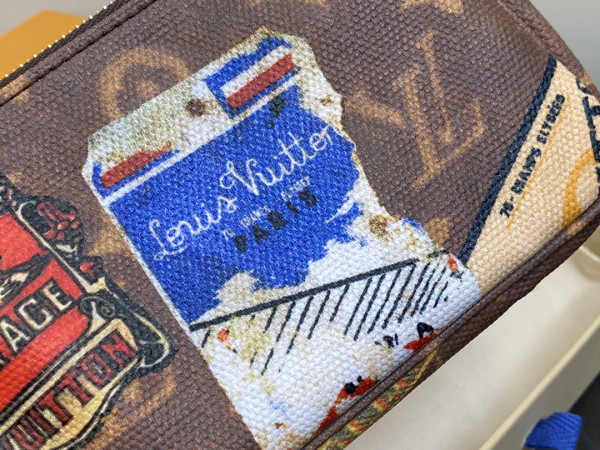 l**is V*t*n mini pochette-14.5*9.5*4.0cm