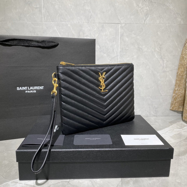 YSL MONOGRAM CLUTCH